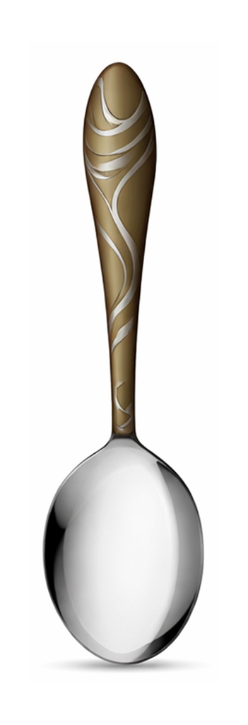 Cambridge Cutlery CS06212  Leaf Curry Spoon Card